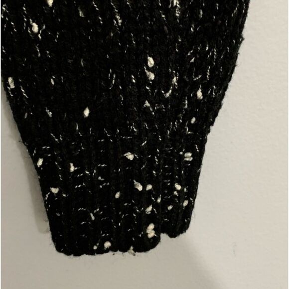 Forever 21 | Women’s Black White Specks Knit  Pullover Crewneck Sweater S - Picture 4 of 8